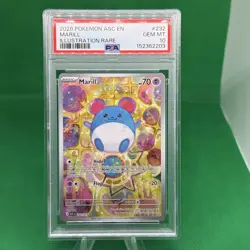 2026 POKEMON ASC EN-ASCENDED HEROES ILLUSTRATION RARE #232 MARILL PSA 10 - Image 1