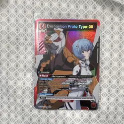 Bandai Union Arena Evangelion Proto Type-00 Rei Ayanami Action Holo UA-EV-1-046 - Image 1