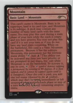 The Full Text Lands - Mountain Magic: Secret Lair Drop Series #257 a2k - Image 1