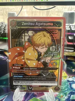 Union Arena Demon Slayer Zenitsu Agatsuma UE05BT/KMY-1-071 SR - Image 1