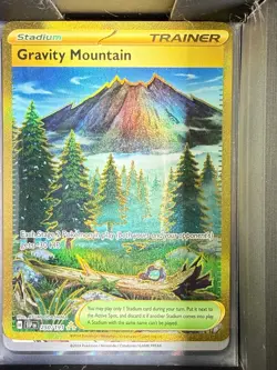 Pokemon TCG - Gravity Mountain - Hyper Rare SV08: Surging Sparks 250/191 NM - Image 1