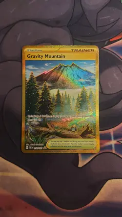 Pokemon TCG Gravity Mountain 250/191 Sv08: Surging Sparks Holo Card NM Condition - Image 1