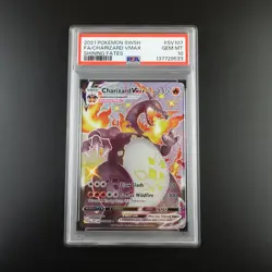 PSA 10 Charizard Vmax SV107/SV122 Pokemon Shining Fates Holo Graded Card - Image 1