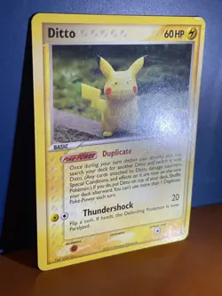 Pokemon Delta Species Ditto (Pikachu) Comic Con Promo Card 63/113 - Vintage Rare - Image 3