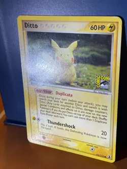 Pokemon Delta Species Ditto (Pikachu) Comic Con Promo Card 63/113 - Vintage Rare - Image 5