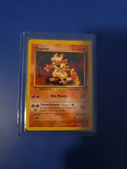 Pokemon TCG Magmar Base Set Unlimited Uncommon Card 36/102 - Image 1