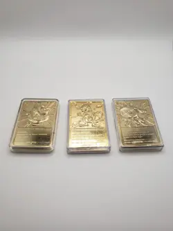 Mewtwo, Poliwhirl & Togepi BK Pokemon 23k Gold Cards - Image 2