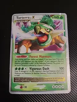 Torterra LV.X - DP09 - Pokemon Diamond & Pearl Promo Ultra Rare Card LP - Image 1