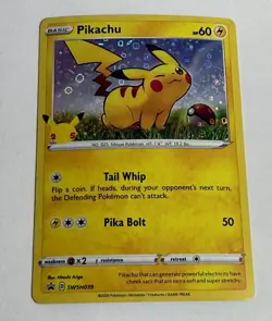 Pikachu SWSH039 25th Anniversary Holo Promo Pokemon Card NM - Image 2