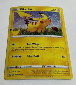 Pikachu SWSH039 25th Anniversary Holo Promo Pokemon Card NM - Image 3