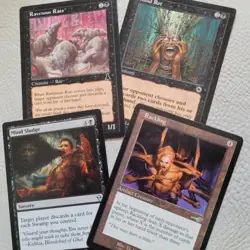 Commander Magic Deck MTG Cards = ALL 100 ***The Raven Man BlackBirds DISCARDS*** - Image 4