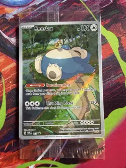 Snorlax 2023 Pokemon SVP 061 151 Elite Trainer Box Sealed Promo Card - Image 1