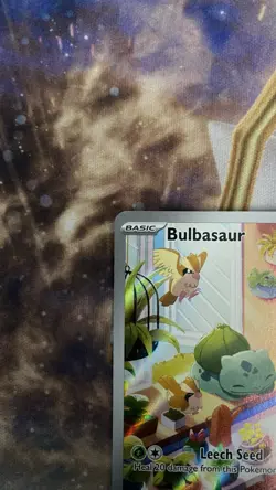 Bulbasaur Stellar Crown Holo Illustration Rare Card 143/142 Sv07 - Image 2
