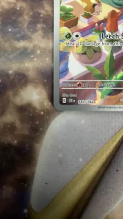 Bulbasaur Stellar Crown Holo Illustration Rare Card 143/142 Sv07 - Image 3