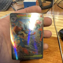 The Pokemon Company Mega Lucario EX Full Art Holo English 210 HP Pokemon Card - Image 1