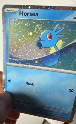 Horsea DOUBLE SWIRL - 137 (Cosmo Holo) 137 Sv: Scarlet & Violet Promo Cards Holo - Image 1