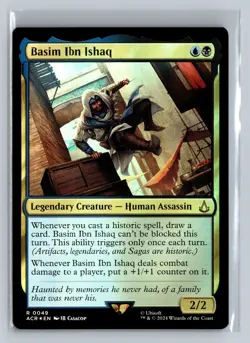 Basim Ibn Ishaq - ACR #49 Rare - NM / Mint Assassin's Creed Single - Image 2