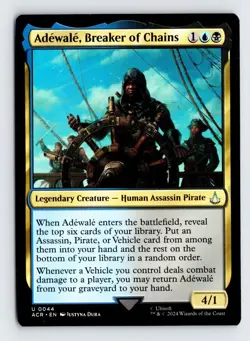Adewale, Breaker of Chains (Foil) - ACR #44 Uncommon - NM Assassin's Creed - Image 2