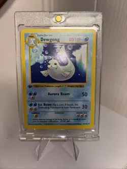 Pokemon TCG Dewgong Base Set 1st Edition Shadowless Uncommon Card 25/102 - Image 1