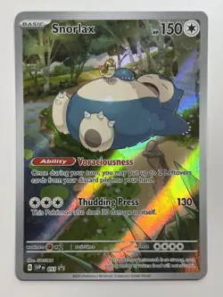 Snorlax SVP 051 Scarlet & Violet 151 ETB Promo Pokemon English - Image 1