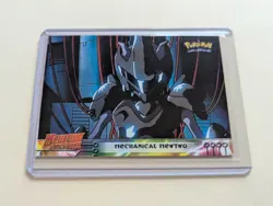Pokemon TCG Mechanical Mewtwo Pokemon Topps Mewtwo Strikes Back #6 Blue Logo - Image 1