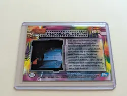 Pokemon TCG Mechanical Mewtwo Pokemon Topps Mewtwo Strikes Back #6 Blue Logo - Image 2