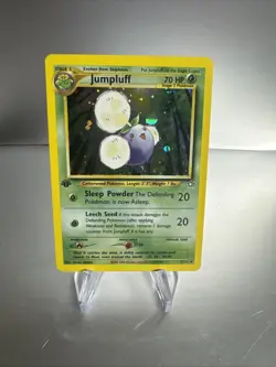 2000 Pokemon Neo Genesis 1st Edition Jumpluff Holo #7/111 - Image 1
