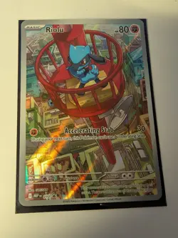 Pokemon TCG-Riolu Black Star Promo 010 Mega Evolutions NM - Image 1