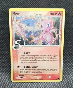 Mew - Inverted Back Error Holo -3/17 Delta Species Pop Series 5 -Pokemon - HP - Image 1