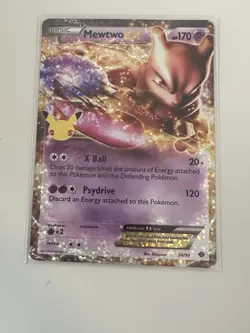 Pokemon TCG Mewtwo EX 54/99 Celebrations Classic Collection Holo - Image 1