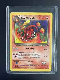 Pokemon '005 Dark Charmeleon 32/82 Team Rocket Uncommon Vintage WOTC 2000 NM - Image 1
