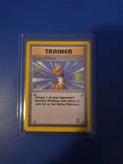 Pokemon TCG - Gust of Wind - Base Set 2 Unlimited - 120/130 Wizards 1999-2000 - Image 1