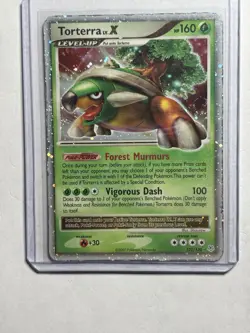 Classic Pokemon ,Rare, Torterra LV.X, HOLO, Level Up - Image 1