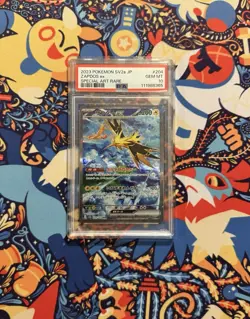 Pokemon Zapdos ex 204/165 PSA 10 Special Art Rare Japanese SV2a 151 - Image 1