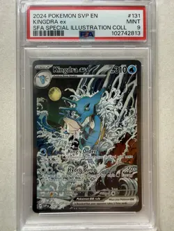 Kingdra EX 131 Scarlet & Violet Promo Holo Pokemon TCG PSA 9 - Image 1