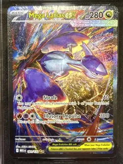 POKEMON MEGA LATIAS EX ME01 HOLO SPECIAL ILLUSTRATION RARE #181/132 TAG 10 ENGL… - Image 2