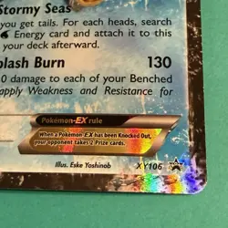 Pokemon TCG Gyarados EX XY106 Holo Rare Black Star Promos - Image 2