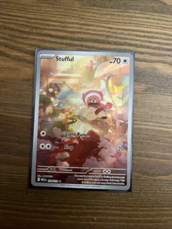 Pokemon TCG stufful 154/132 illustration rare Mega evolutions - Image 1