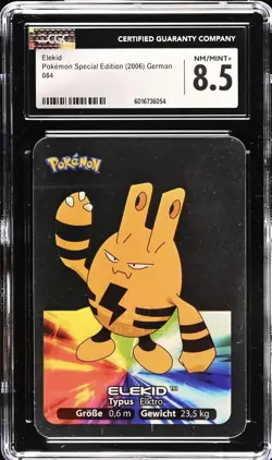 CGC 8.5 Elekid 2006 German Special Edition POP 1 Only Graded Pokemon - Image 1