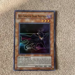 Neo-Spacian Dark Panther POTD-EN005 Super Rare 1st Edition Near Mint Yugioh - Image 1