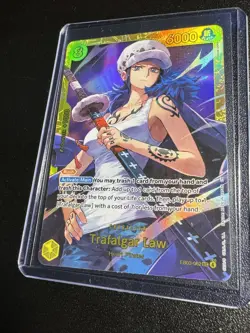 One Piece TCG Heroines Edition EB-03 Trafalgar Law Secret Rare EB03-062 SEC - Image 1