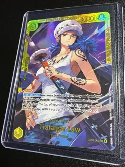 One Piece TCG Heroines Edition EB-03 Trafalgar Law Secret Rare EB03-062 SEC - Image 3