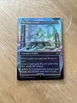 MTG Final Fantasy- The Wind Crystal 330 Borderless Foil - Image 1