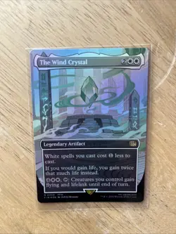 MTG Final Fantasy- The Wind Crystal 330 Borderless Foil - Image 2