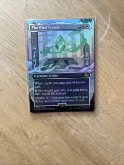 MTG Final Fantasy- The Wind Crystal 330 Borderless Foil - Image 4