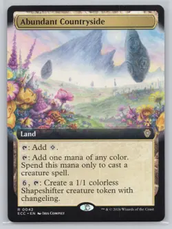 Abundant Countryside (Extended Art) R Commander: Lorwyn Eclipsed 42 NM - Image 1