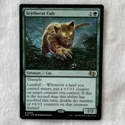 Scythecat Cub Foundations Jumpstart Regular J25 Mint/NM Magic The Gathering - Image 1