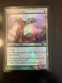 Buy A Box Promo Birds Of Paradise Rare Foil M11 MTG Magic The Gathering NM - Image 3