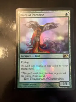 Buy A Box Promo Birds Of Paradise Rare Foil M11 MTG Magic The Gathering NM - Image 4