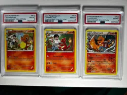 Charizard’s Set RC3-RC4-RC5 2016 Pokemon Radiant Collection 2016 PSA 8’s - Image 1